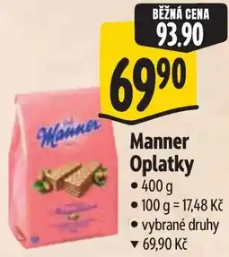 Albert Manner Oplatky nabídka