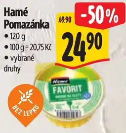 Albert Hamé Pomazánka nabídka