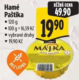 Albert Hamé Paštika nabídka