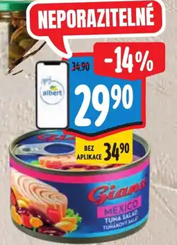 Albert Giana mexiko tuna salad nabídka