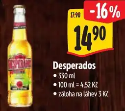 Albert Desperados nabídka