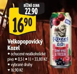 Albert Velkopopovický Kozel nabídka