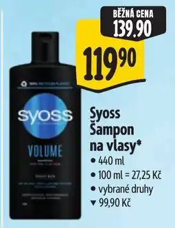 Albert Syoss šampon na vlasy nabídka
