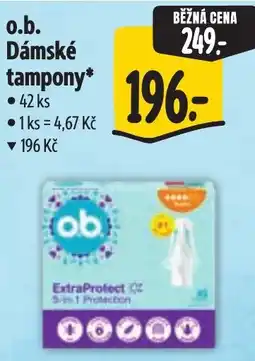 Albert o.b. dámské tampony nabídka