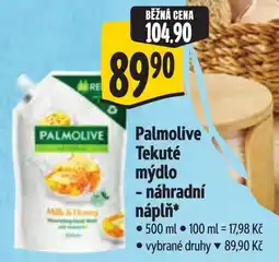 Albert Palmolive tekuté mýdlo - náhradní náplň nabídka
