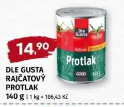 Terno Dle Gusta rajčatový protlak nabídka