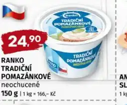 Terno Ranko tradiční pomazánkové neochucené nabídka