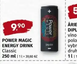 Terno Power Magic Energy Drink Classic nabídka