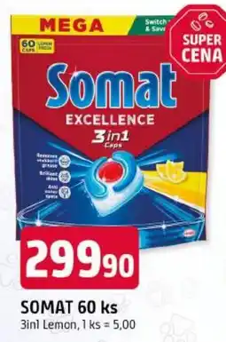 Trefa Somat excellence 3in1 lemon nabídka
