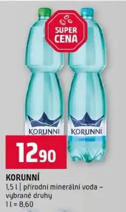 Terno Korunní přírodní minerální voda nabídka