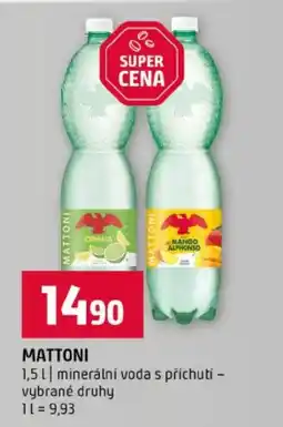 Terno Mattoni minerální voda s příchutí nabídka