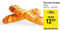 Tesco Česneková bageta nabídka