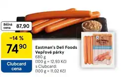 Tesco Eastman's Deli Foods Vepřové párky nabídka
