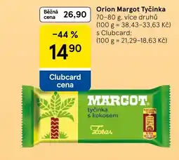 Tesco Orion Margot tyčinka s kokosem nabídka