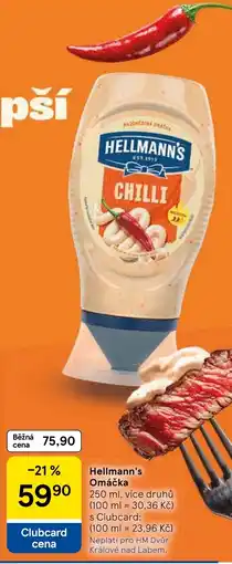 Tesco Hellmann's Omáčka nabídka