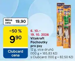 Tesco Vitakraft pochoutky pro psy nabídka