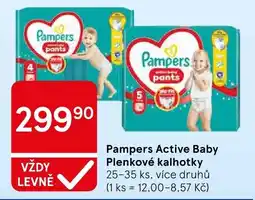 Tesco Pampers Active Baby Plenkove kalhotky nabídka