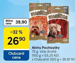 Tesco Akinu pochoutky nabídka