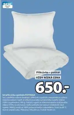 JYSK PŘIKRÝVKA + POLŠTÁŘ nabídka