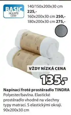 JYSK Napínací froté prostěradlo TINDRA nabídka