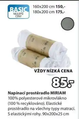 JYSK Napínací prostěradlo MIRIAM nabídka