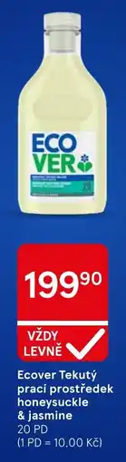 Tesco Ecover tekutý prací prostředek honeysuckle & jasmine nabídka