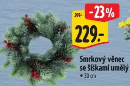 Albert Smrkový věnec se šiškami umělý nabídka