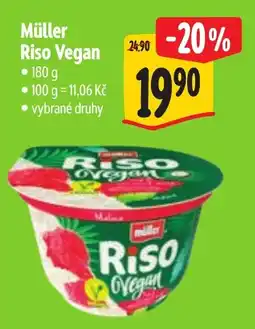 Albert Müller Riso Vegan nabídka