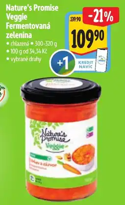 Albert Nature's Promise Veggie nabídka