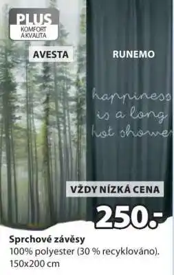 JYSK SPRCHOVÉ ZÁVĚSY nabídka