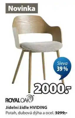 JYSK Jídelní židle HVIDING nabídka