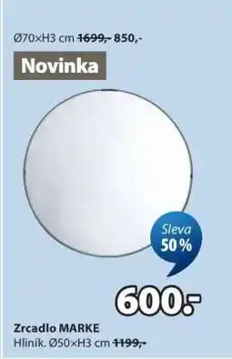 JYSK Zrcadlo MARKE nabídka