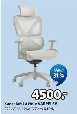 JYSK Kancelářská židle VARPELEV nabídka