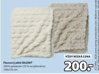 Fleecový pléd SELENIT