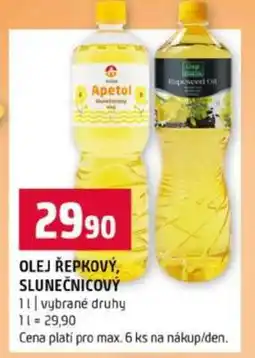 Terno OLEJ ŘEPKOVÝ, SLUNEČNICOVÝ nabídka