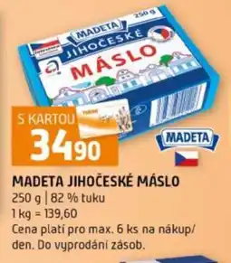 Terno Madeta Jihočeské máslo nabídka