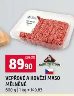 Terno Vepřové a hovězí maso mělněné nabídka
