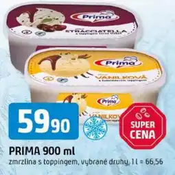 Trefa Prima zmrzлина s toppingem nabídka