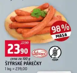 Terno Štýrské párečky nabídka
