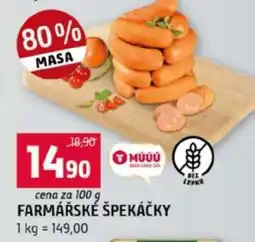 Terno Farmářské špekáčky nabídka