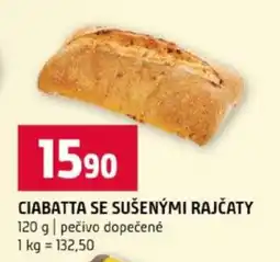 Terno Ciabatta se sušenými rajčaty nabídka