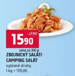 Terno Zbojnický salát, Camping salát nabídka