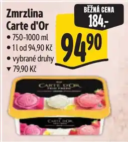 Albert Zmrzlina Carte d'Or nabídka