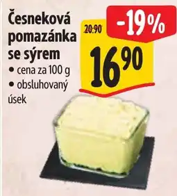 Albert Česneková pomazánka se sýrem nabídka