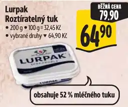 Albert Lurpak roztíratelný tuk nabídka