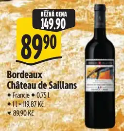 Albert Château de Saillans Bordeaux nabídka