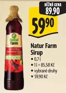 Albert Natur Farm Sirup nabídka