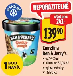 Albert Ben & Jerry's Cookie Dough nabídka