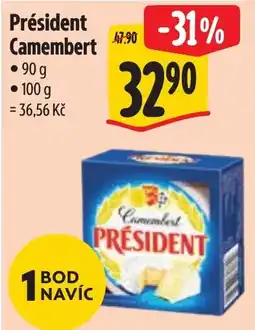 Albert President Camembert nabídka