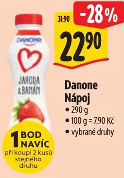Albert Danone Nápoj nabídka